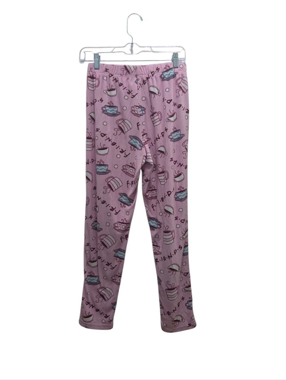 F.R.I.E.N.D.S Coffee Mug Lounge Pajama Pants Pink Sleep XS 0-2 Warner Bros